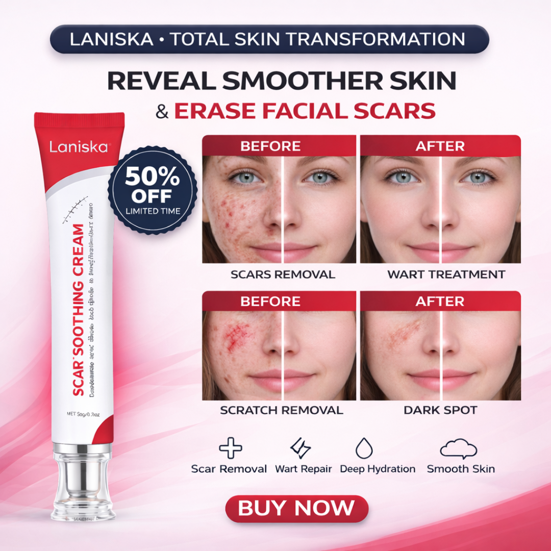 Laniska Scar Soothing Cream | 7-in-1 Skin Repair with Argan Oil