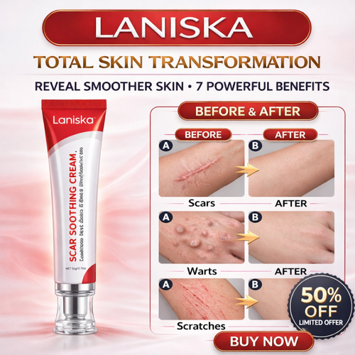 Laniska Scar Soothing Cream | 7-in-1 Skin Repair with Argan Oil