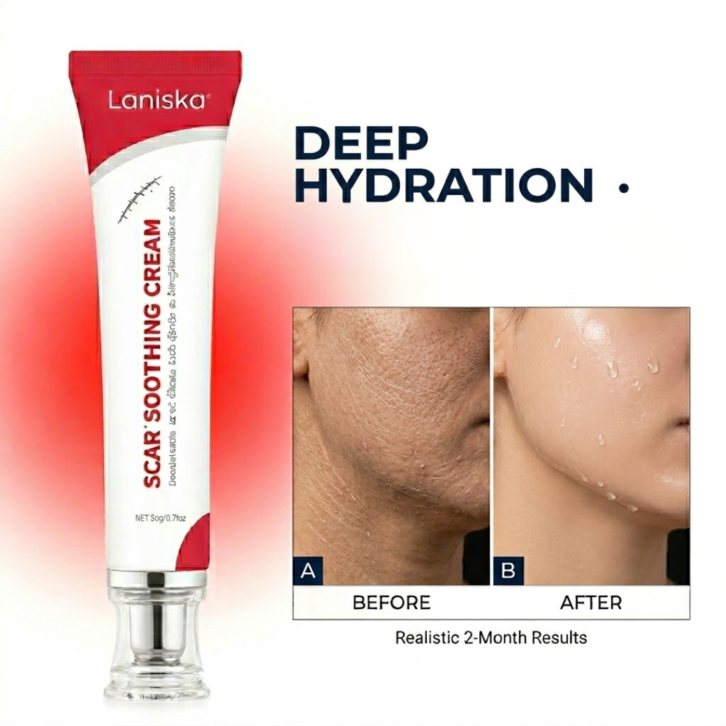 Laniska Scar Soothing Cream | 7-in-1 Skin Repair with Argan Oil