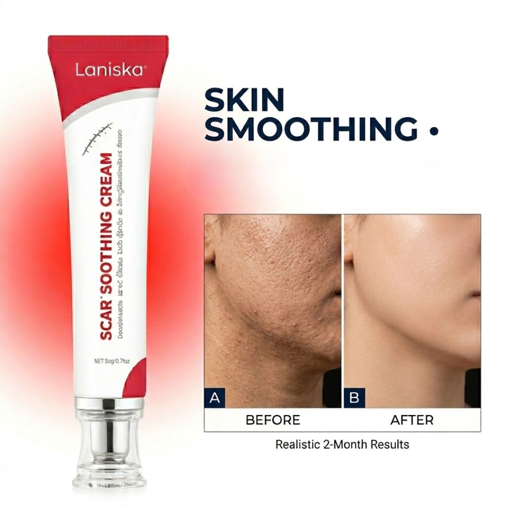 Laniska Scar Soothing Cream | 7-in-1 Skin Repair with Argan Oil