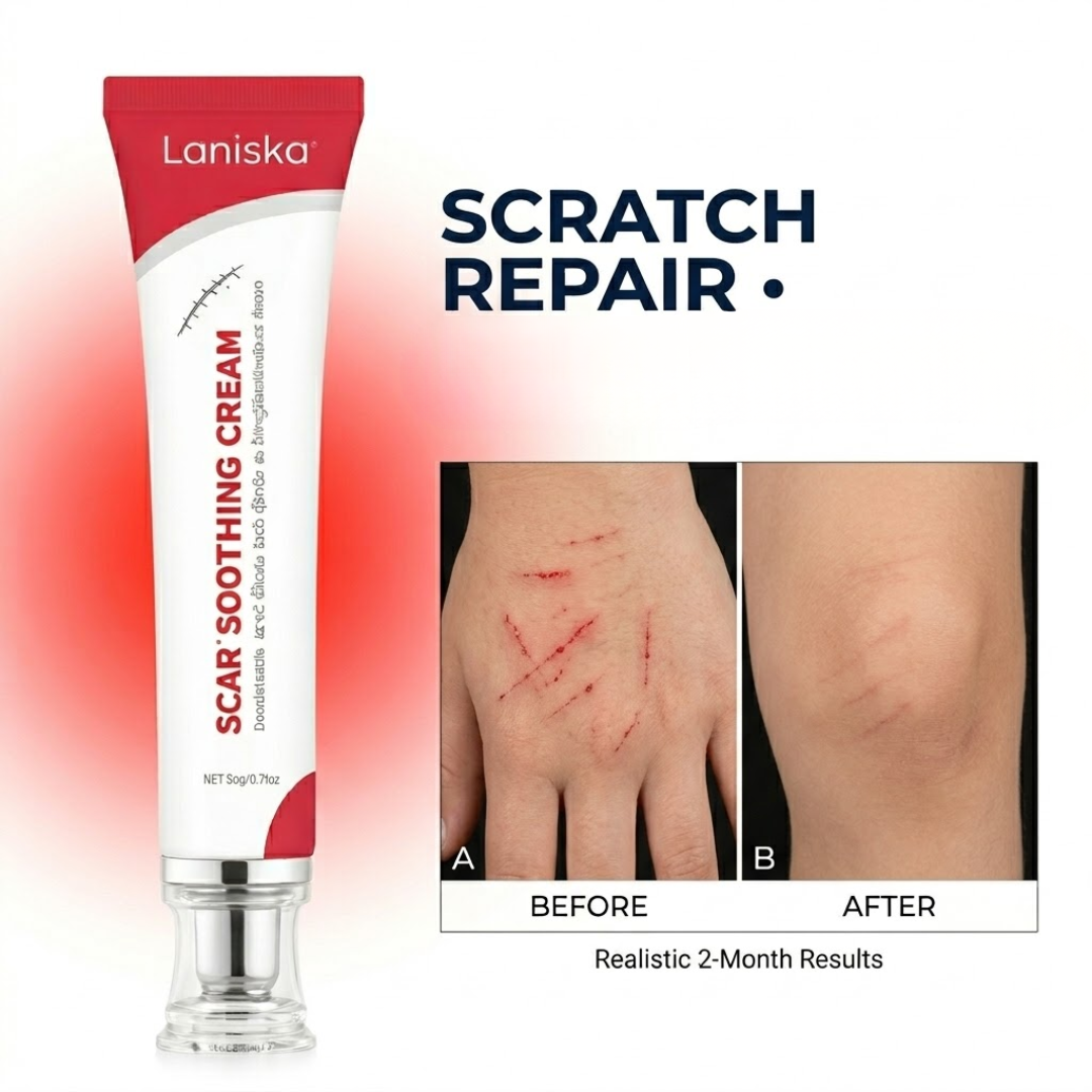 Laniska Scar Soothing Cream | 7-in-1 Skin Repair with Argan Oil